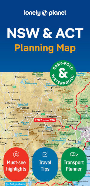 Lonely Planet New South Wales & ACT Planning Map,New