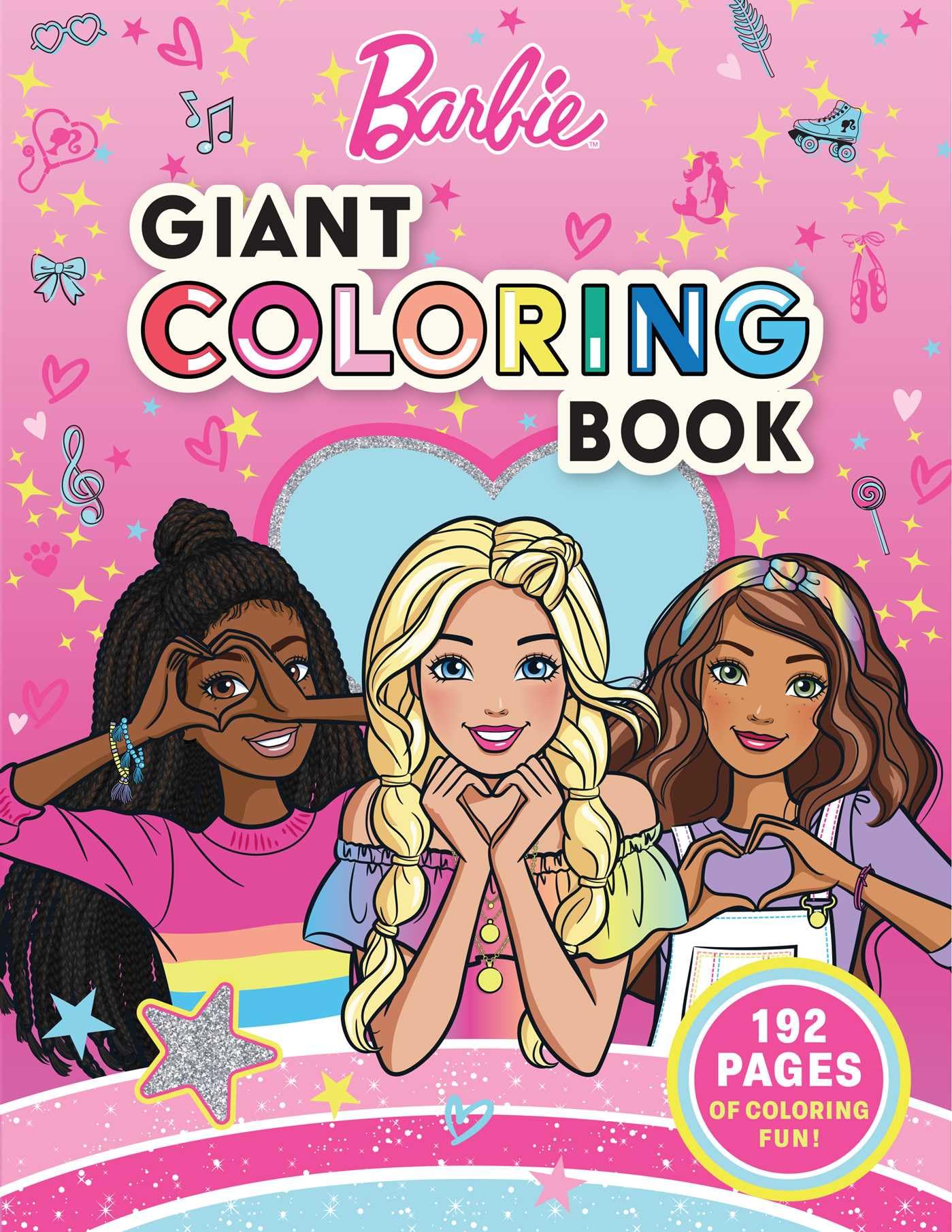 Barbie: Giant Coloring Book,New