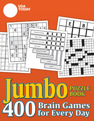 USA TODAY Jumbo Puzzle Book: 400 Brain Games for Every Day (USA Today Puzzles) (Volume 8),New