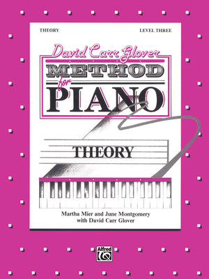 David Carr Glover Method for Piano Theory: Level 3,Used