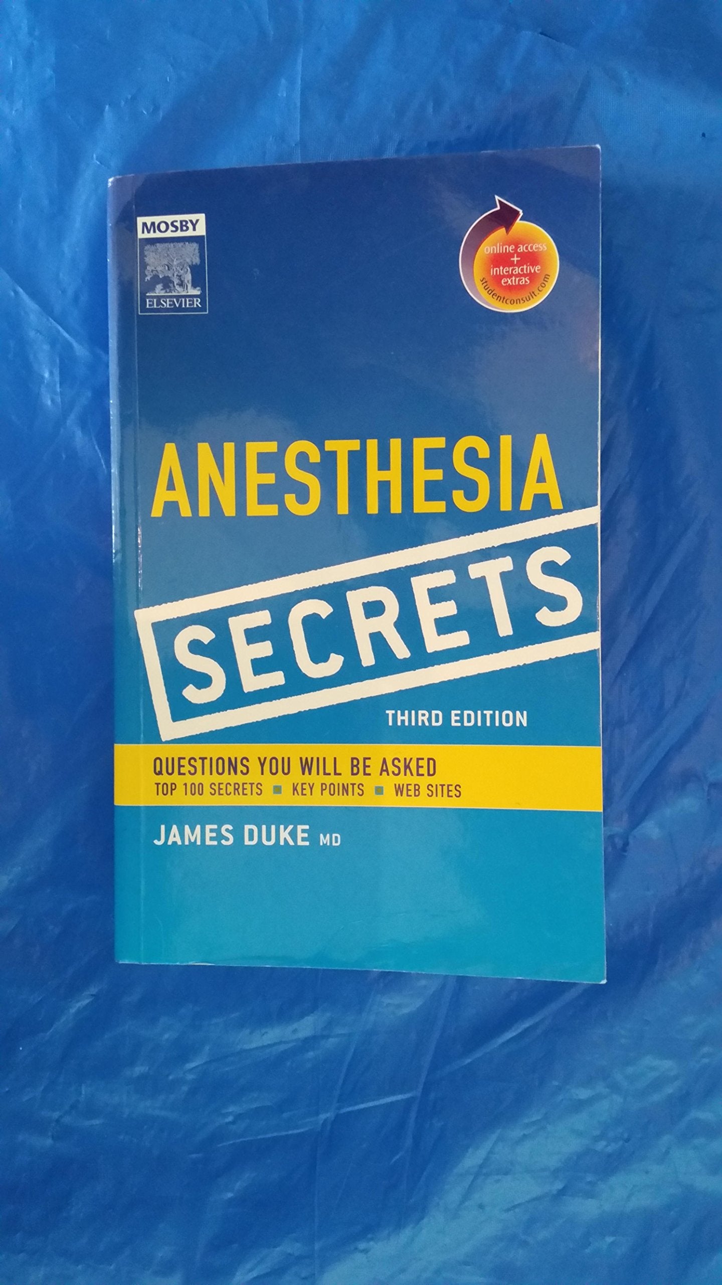 Anesthesia Secrets: with STUDENT CONSULT Access,Used