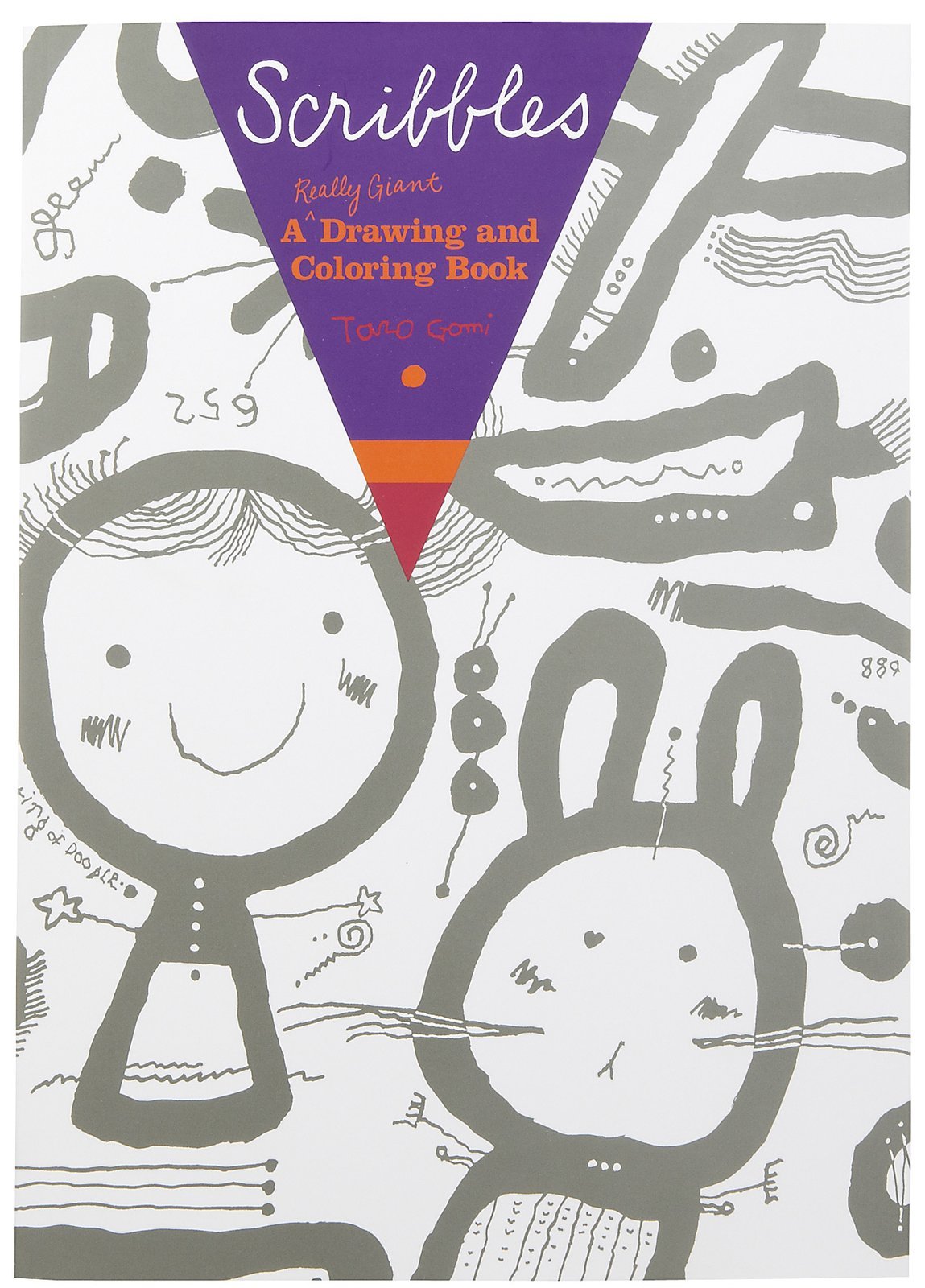 Scribbles: A Really Giant Drawing and Coloring Book,New
