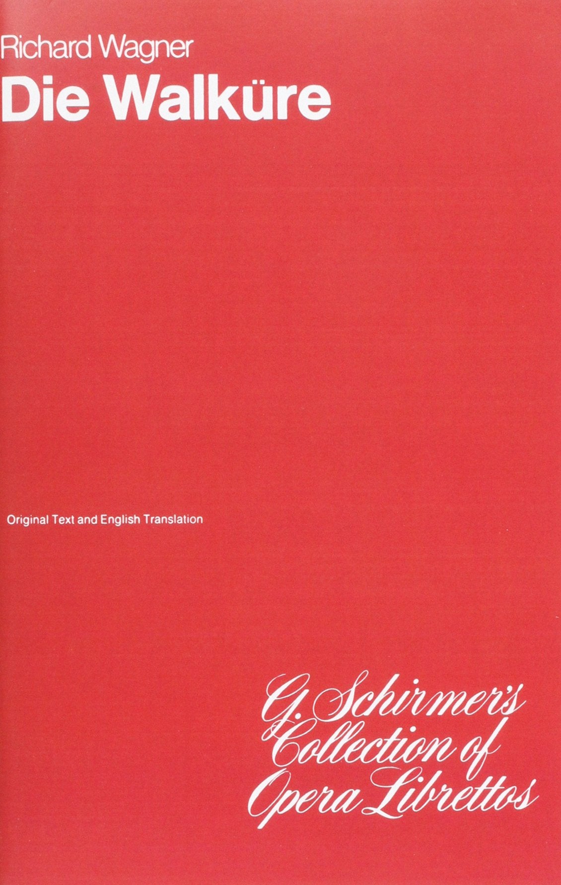 Die Walkure: Libretto