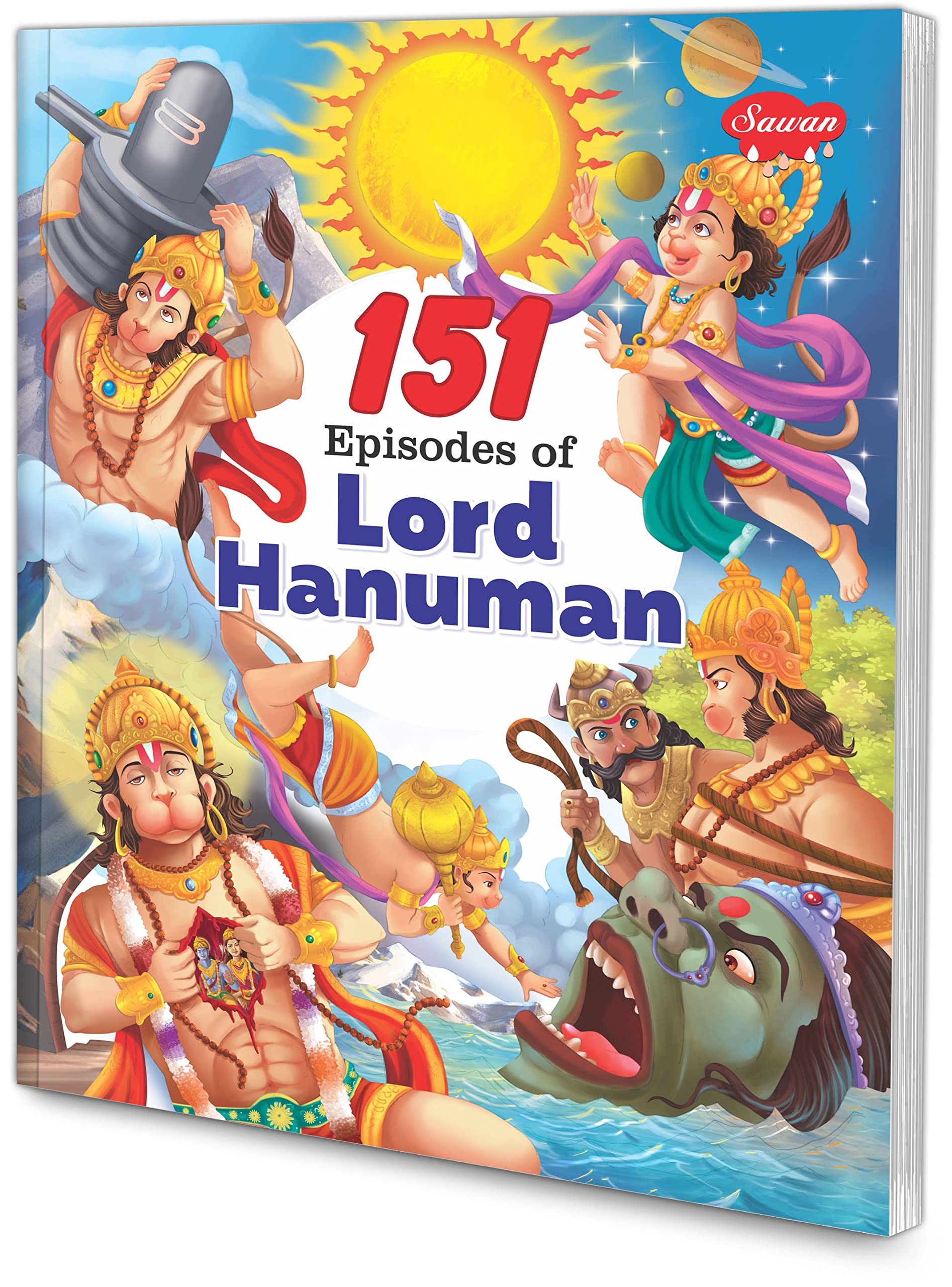 151 Episodes Of Lord Hanuman [Paperback] Sawan; Manoj Publications Editorial Board And Sahil Gupta