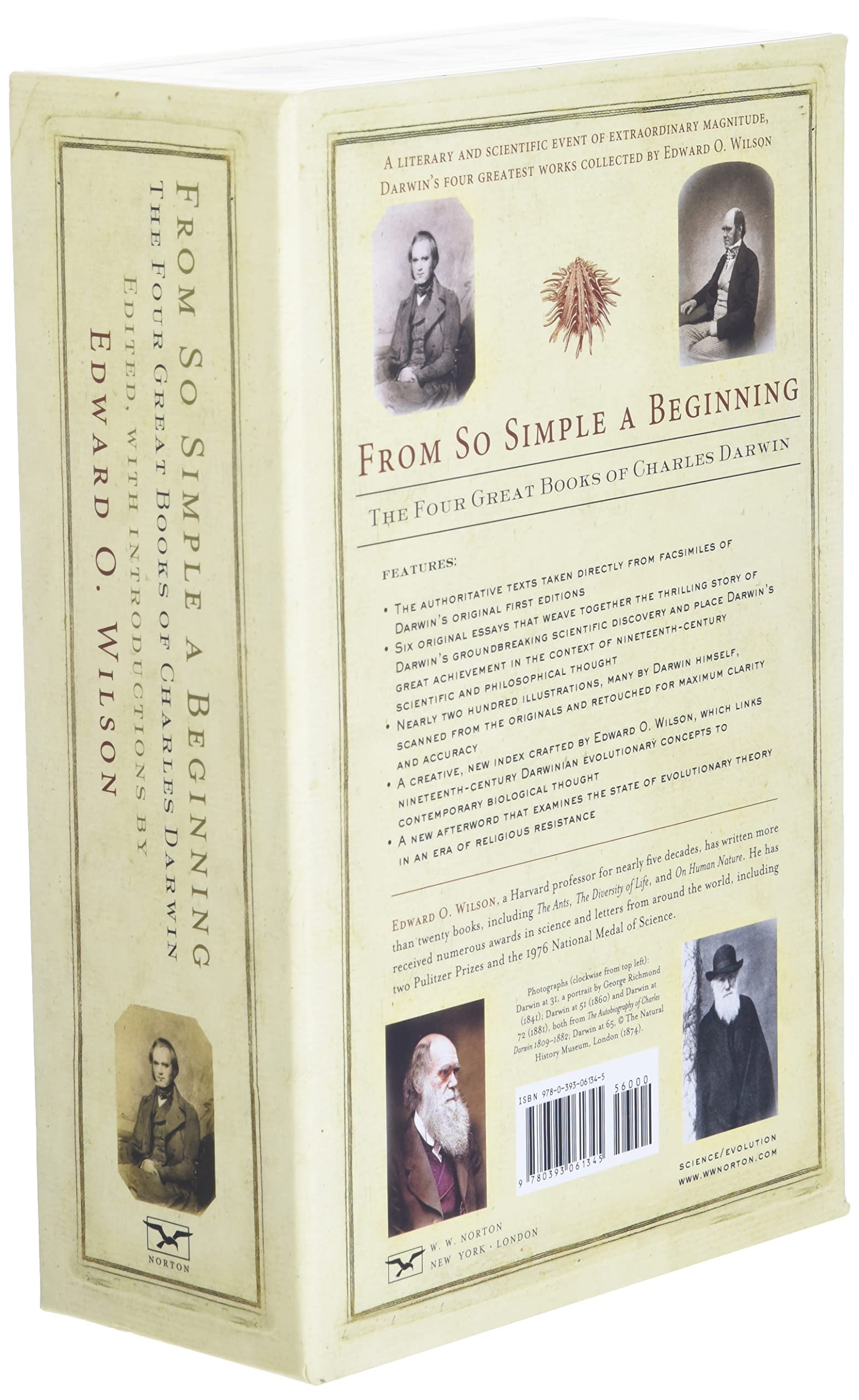 From So Simple A Beginning: Darwin'S Four Great Books (Voyage Of The Beagle, The Origin Of Species, The Descent Of Man, The Expr,Used