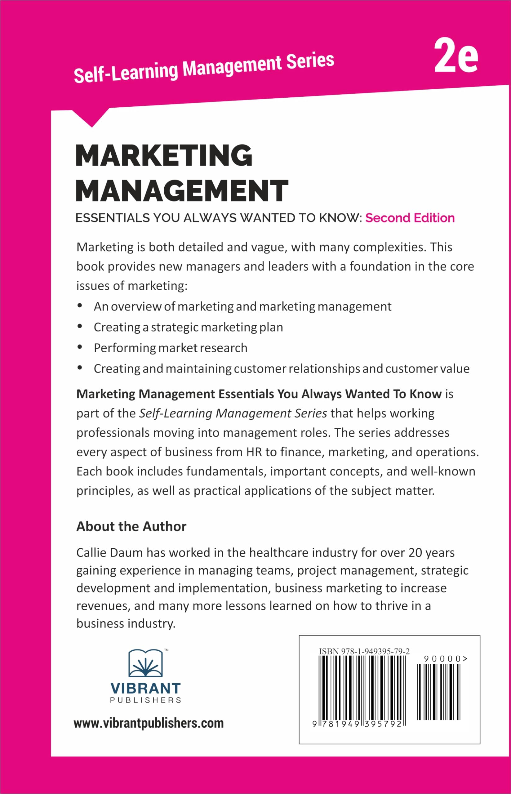 Marketing Management Essentials You Always Wanted To Know (Second Edition) (SelfLearning Management Series),Used