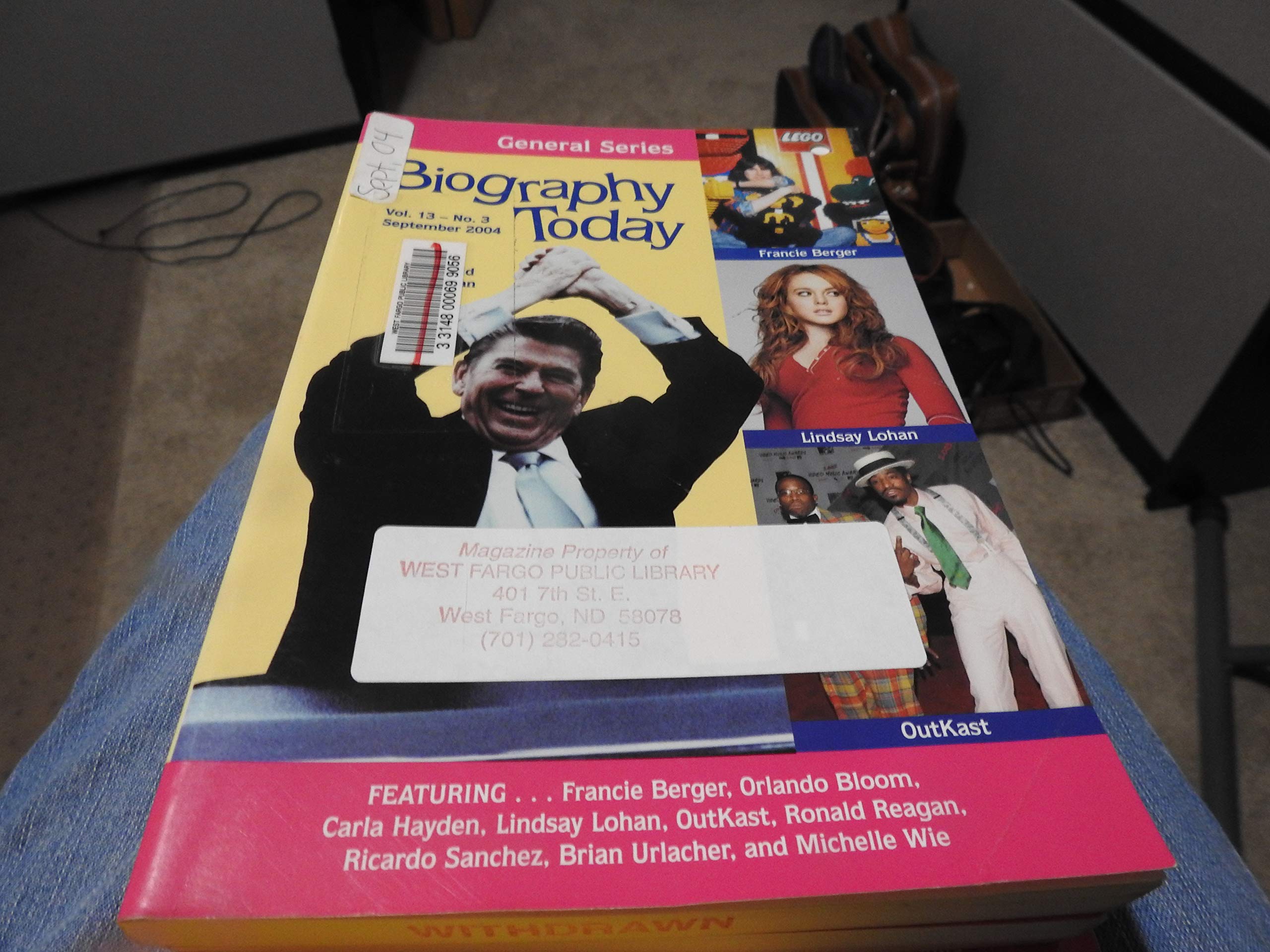 Biography Today: Profiles of People of Interest to Young Readers (Biography Today General Series, Vol 13 No 3),Used