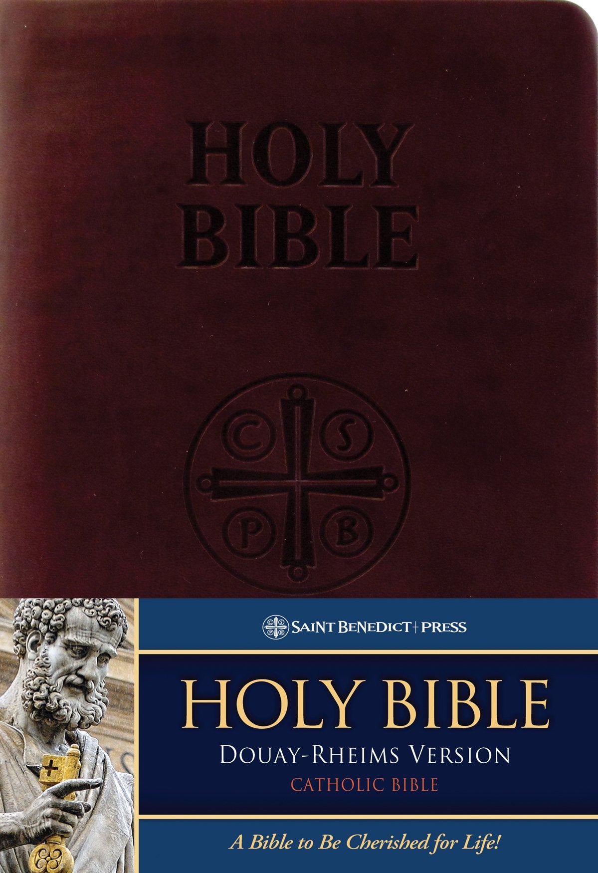 Douayrheims Bible (Burgundy Premium Ultrasoft): Standard Print Size