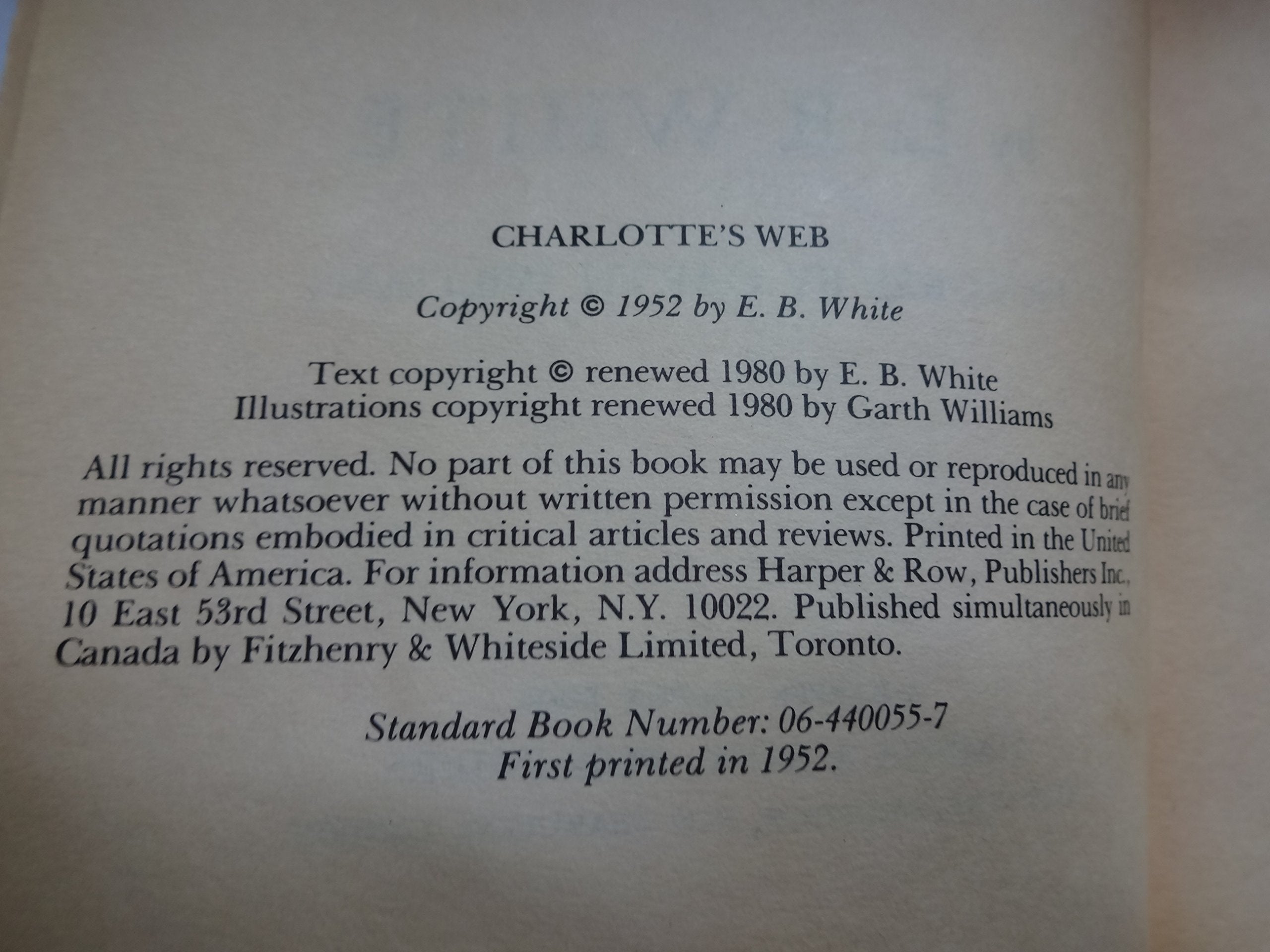 Charlotte's Web,New