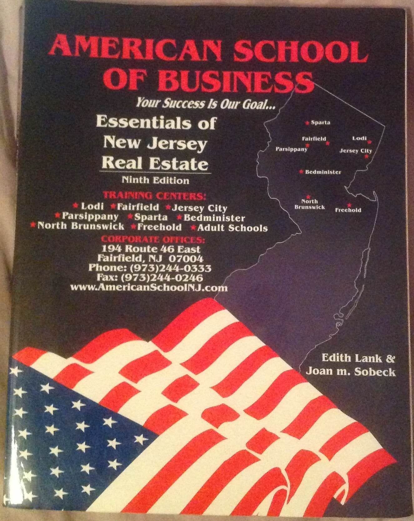 Essentials of New Jersey Real Estate,Used