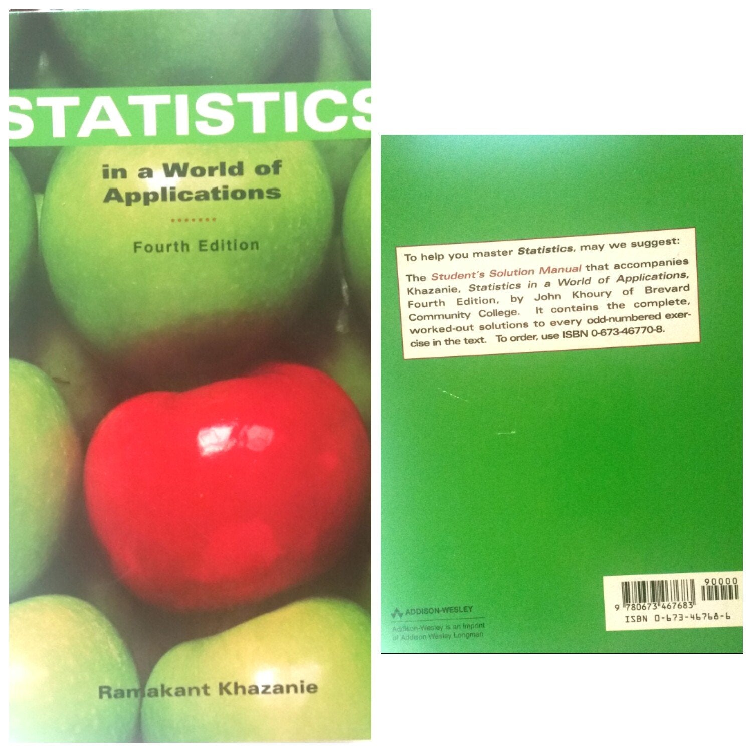 Elementary Statistics In A World Of Applications (4Th Edition),New