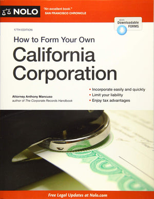 How to Form Your Own California Corporation,Used