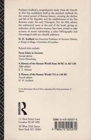 From the Gracchi to Nero: A History of Rome from 133 BC to AD 68,Used