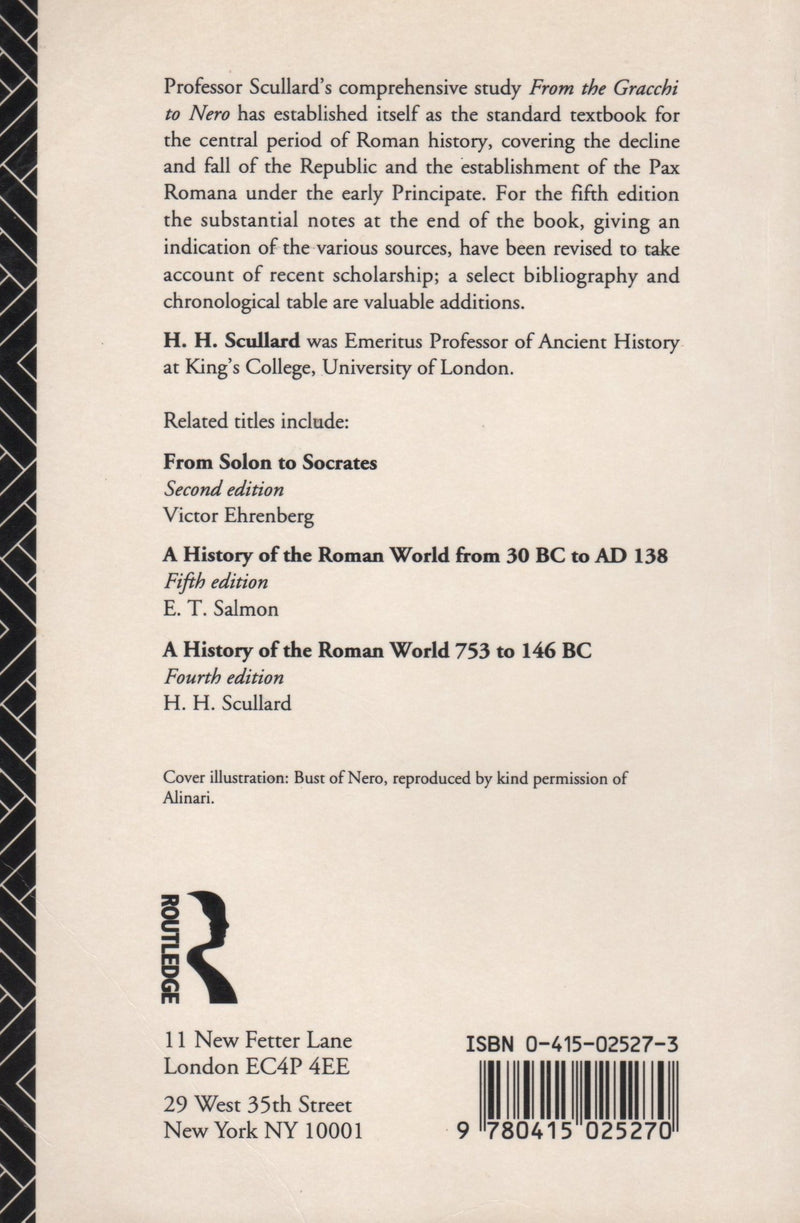 From the Gracchi to Nero: A History of Rome from 133 BC to AD 68,Used