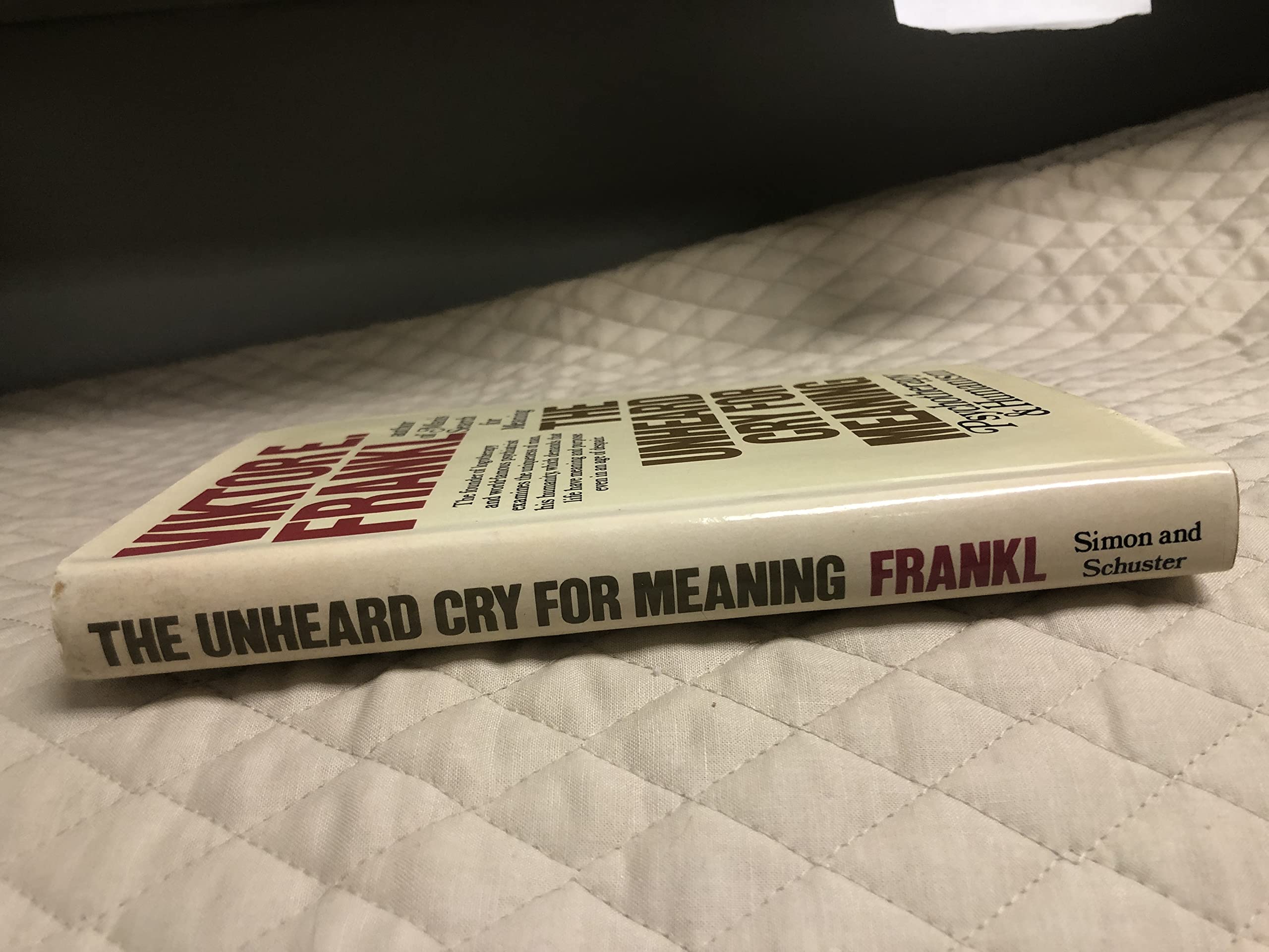 Unheard Cry Meaning (A Touchstone Book),Used