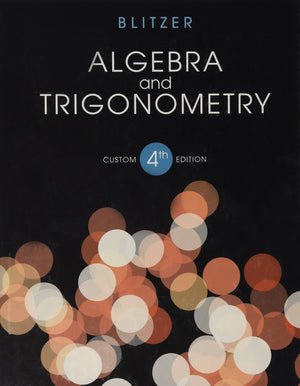 Algebra and Trigonometry 4th Ed,Used