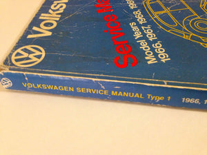 Volkswagen Beetle and Karmann Ghia Service Manual, Type 1: 1966, 1967, 1968, 1969 (Volkswagen Service Manuals),New