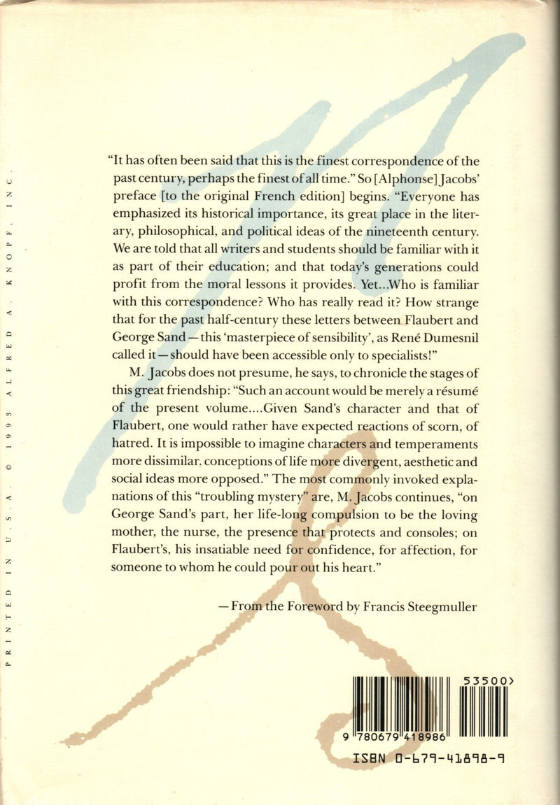 FlaubertSand: The Correspondence,Used