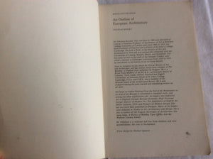 AN Outline of European Architecture,Used