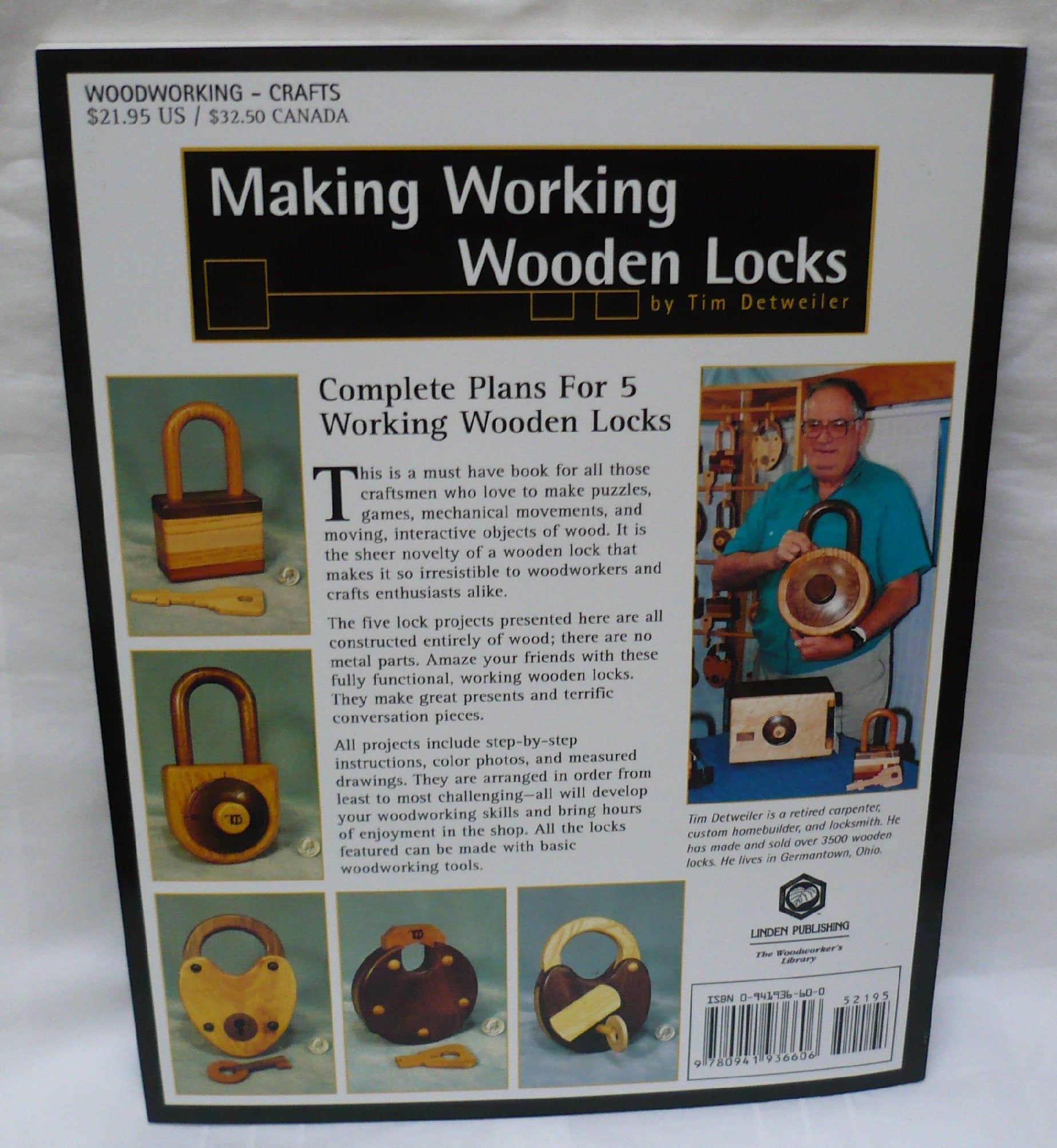 Making Working Wooden Locks (Woodworker'S Library)
