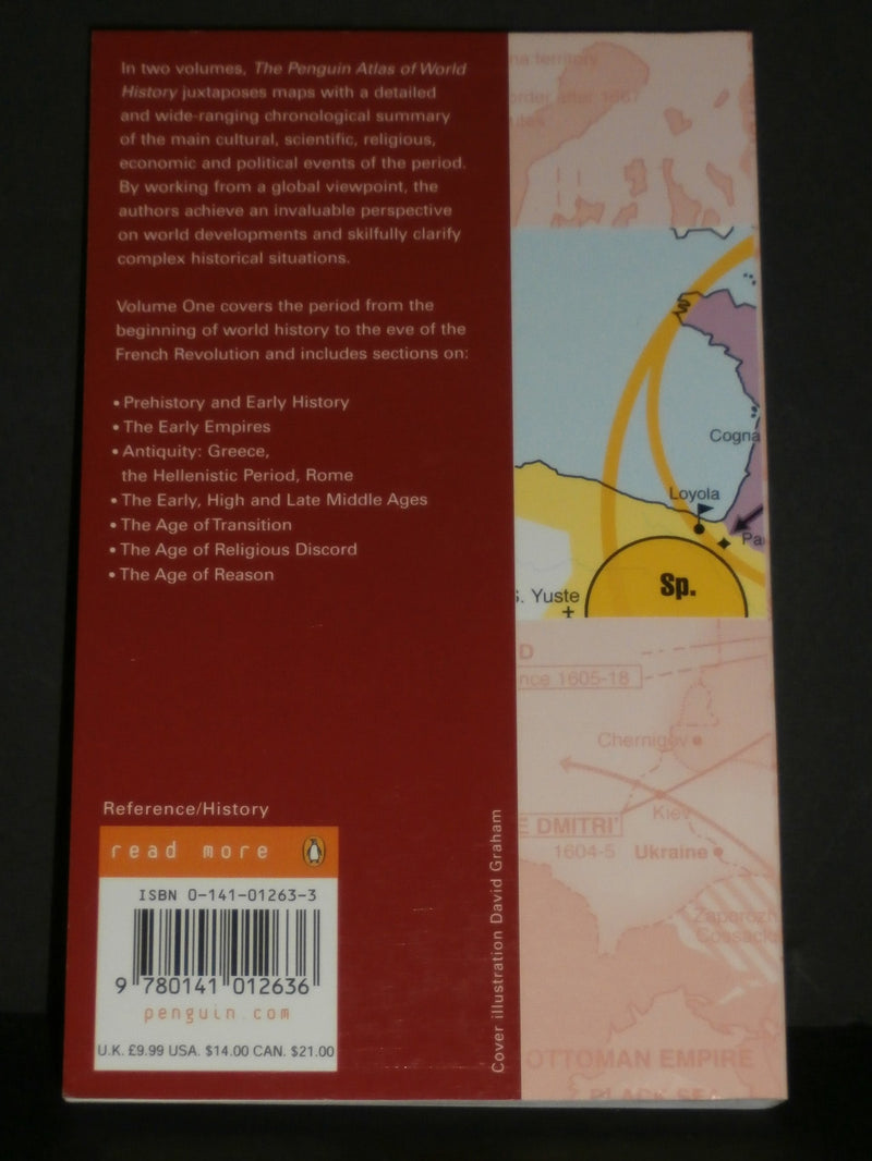 The Penguin Atlas of World History: Volume 1: From Prehistory to the Eve of the French Revolution (Penguin Reference Books),New