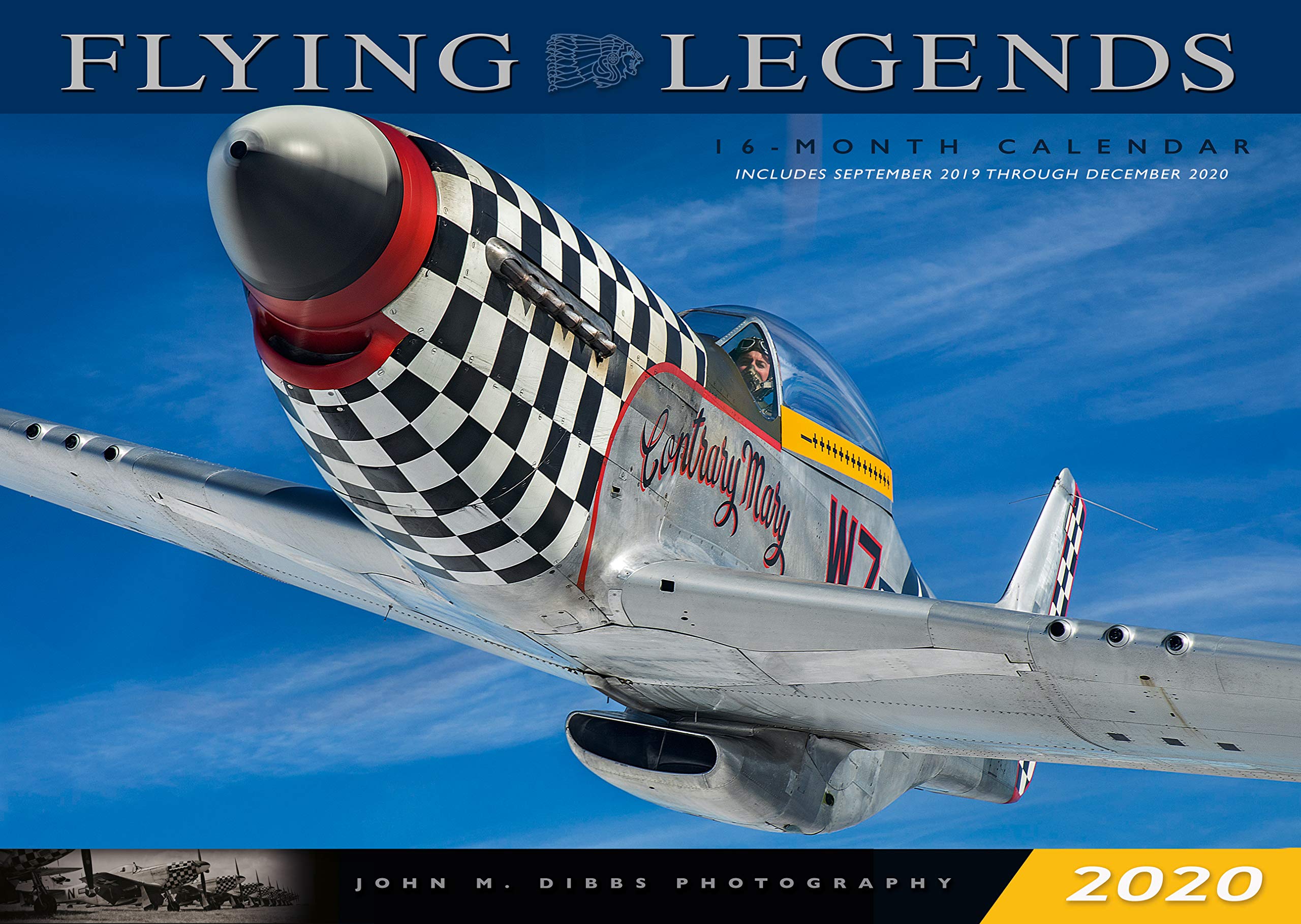 Flying Legends 2020: 16 Month Calendar September 2019 Through December 2020