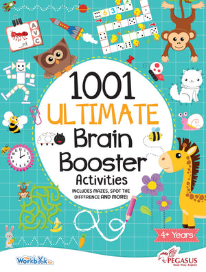1001 Ultimate Brain Booster Activities For 4+ Years Old Kids |Enhance The Child Mind With Cognitive Excellence With Interactive Activity Book