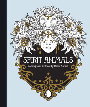 Spirit Animals Coloring Book: Published In Sweden As Sjlsfrnder