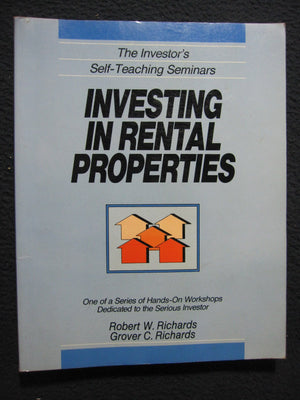 Investing in Rental Properties (The Investor's Selfteaching Seminars),Used