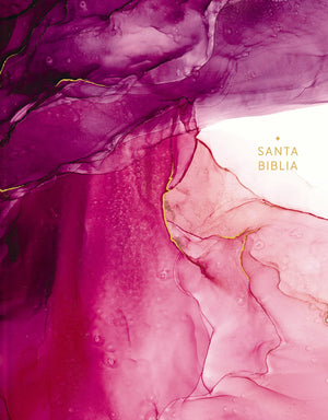 NBLA, Santa Biblia, Edici?n Art?stica Ilustrada, Tapa dura/tela, Rosado, Palabras de Jes?s en Rojo, Comfort Print (Spanish Editi,New
