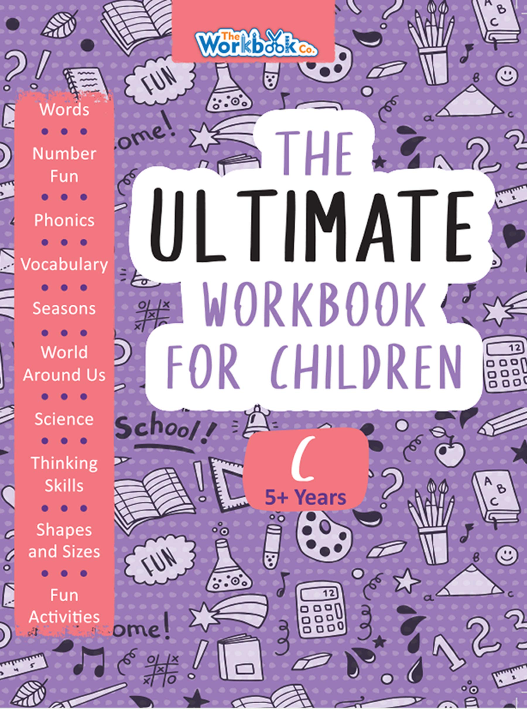 The Ultimate Workbook For Children 5-6 Years Old |Interactive Fun Learning Activity Skills Book