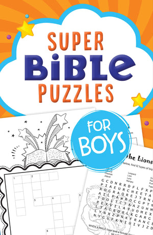 Super Bible Puzzles for Boys,Used