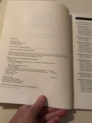 Sentence Composing For Elementary School: A Worktext To Build Better Sentences,Used