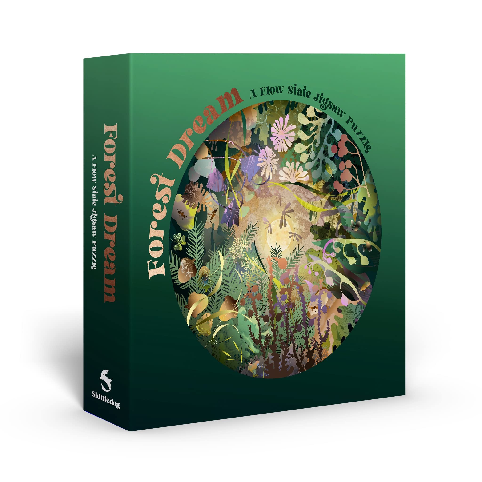 Forest Dream: A Flow State Circular Jigsaw Puzzle,New