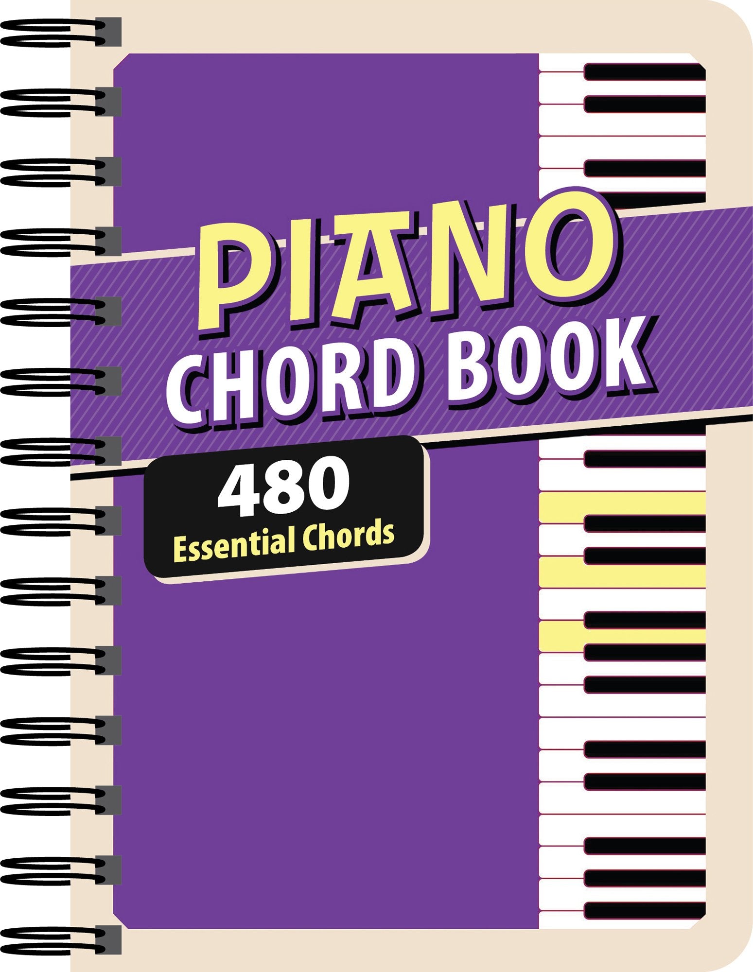 Piano Chord Book: 480 Essential Chords,New