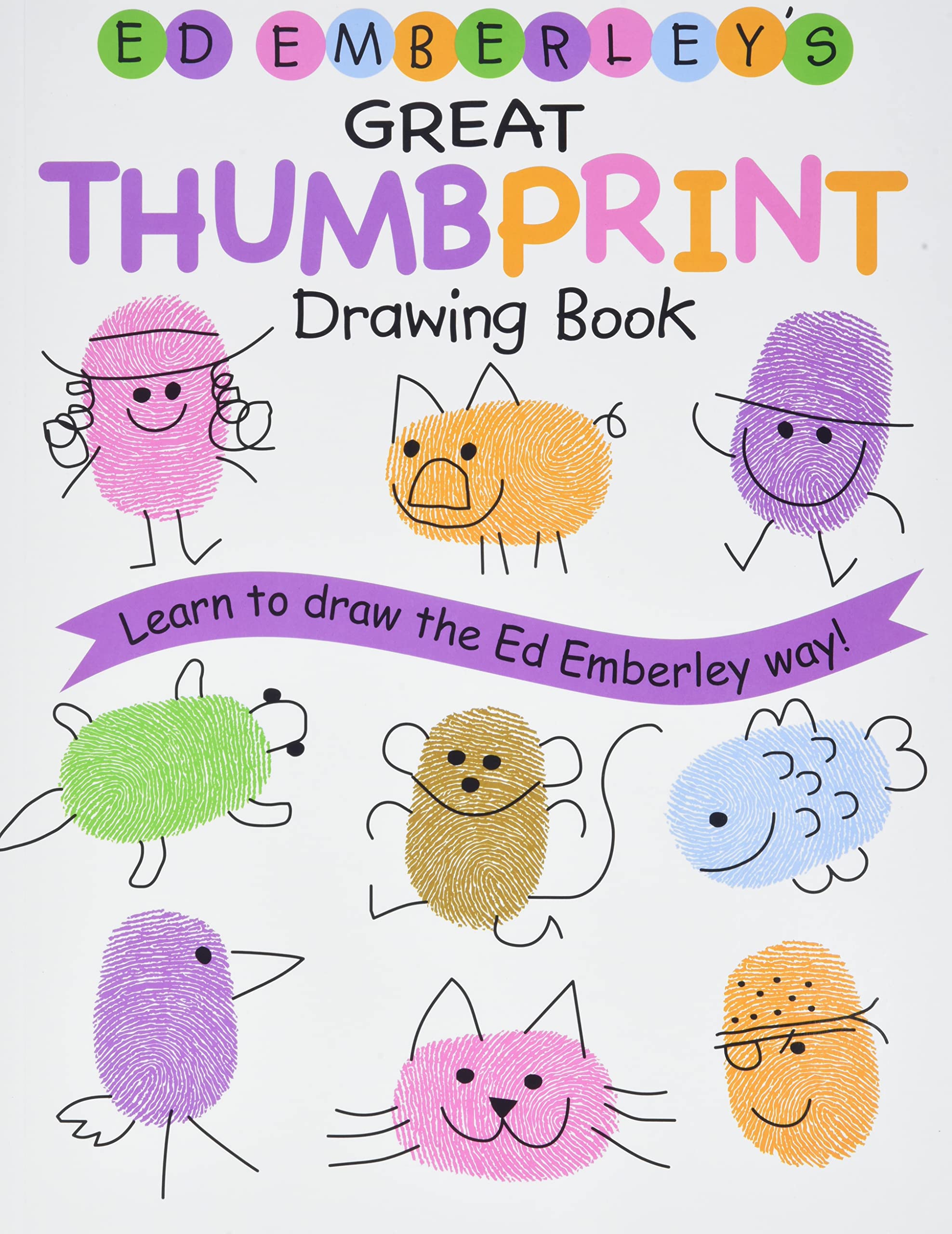 Ed Emberley's Great Thumbprint Drawing Book (Ed Emberley's Drawing Book Of...),Used