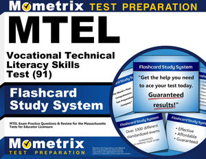 Mtel Vocational Technical Literacy Skills Test (91) Flashcard Study System: Mtel Exam Practice Questions & Review For The Massac,Used