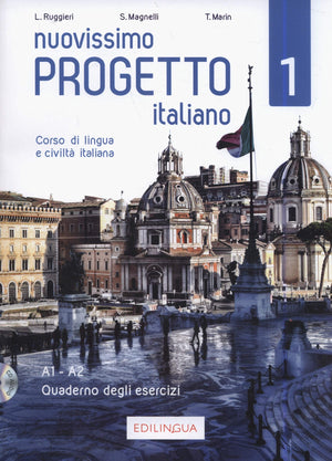 Nuovissimo Progetto italiano: Edizione per insegnanti. Quaderno + CD 1,Used