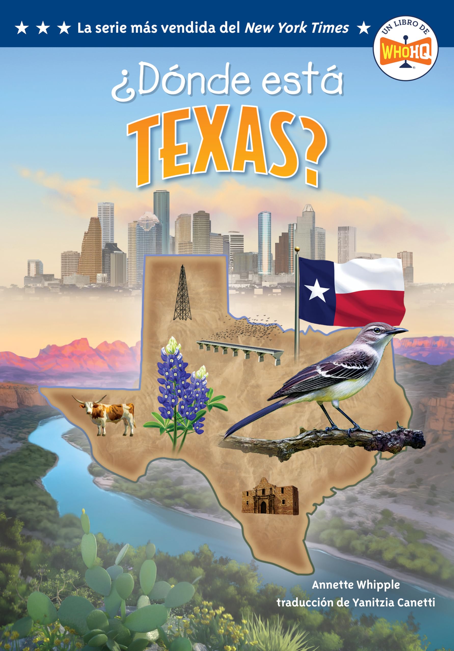 Dnde Est Texas? (Where Is Texas? Spanish Edition) (Who Hq: The 50 States)