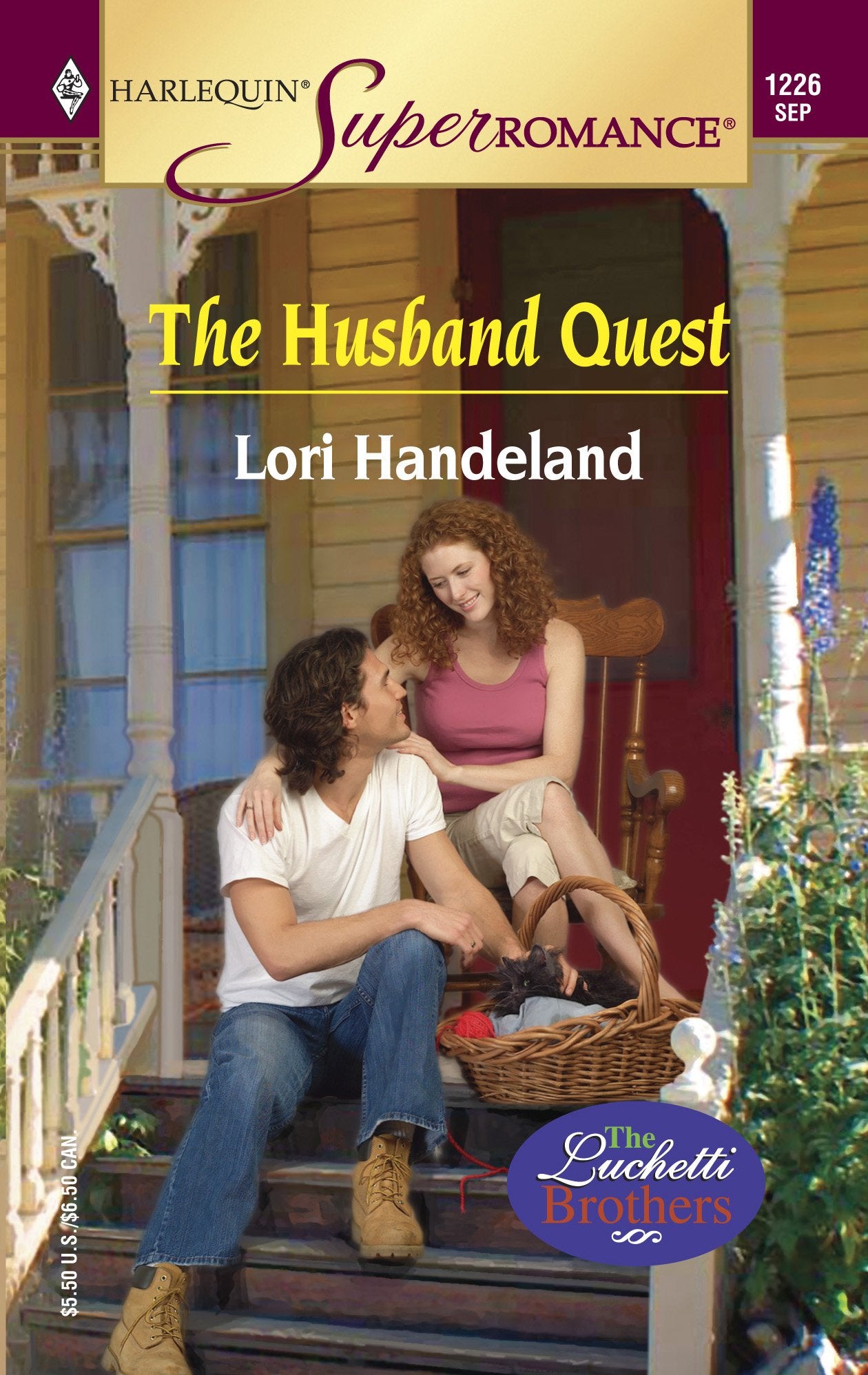 The Husband Quest: The Luchetti Brothers (Harlequin Superromance No. 1226),Used