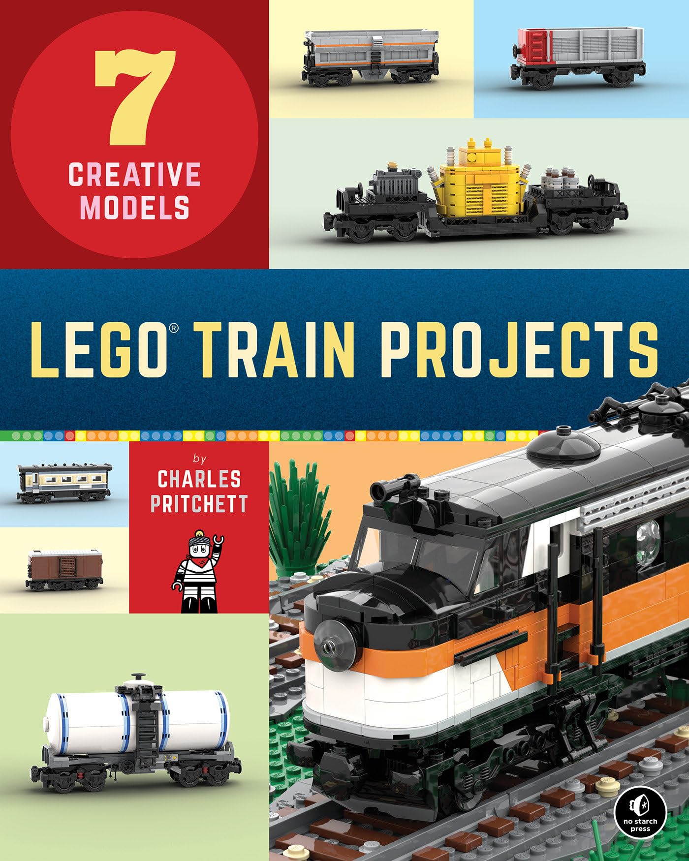 LEGO Train Projects: 7 Creative Models,Used