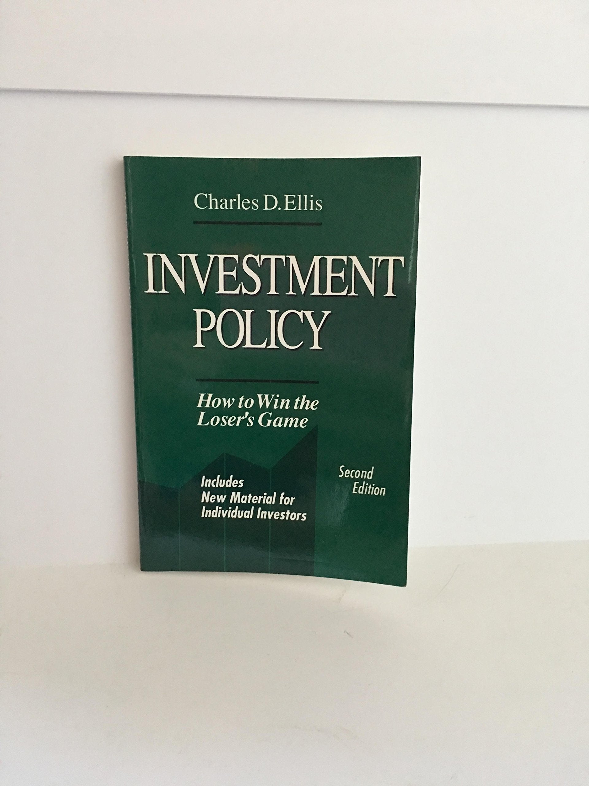 Invest Policy Reinhardt Spec Ed Ppr,Used