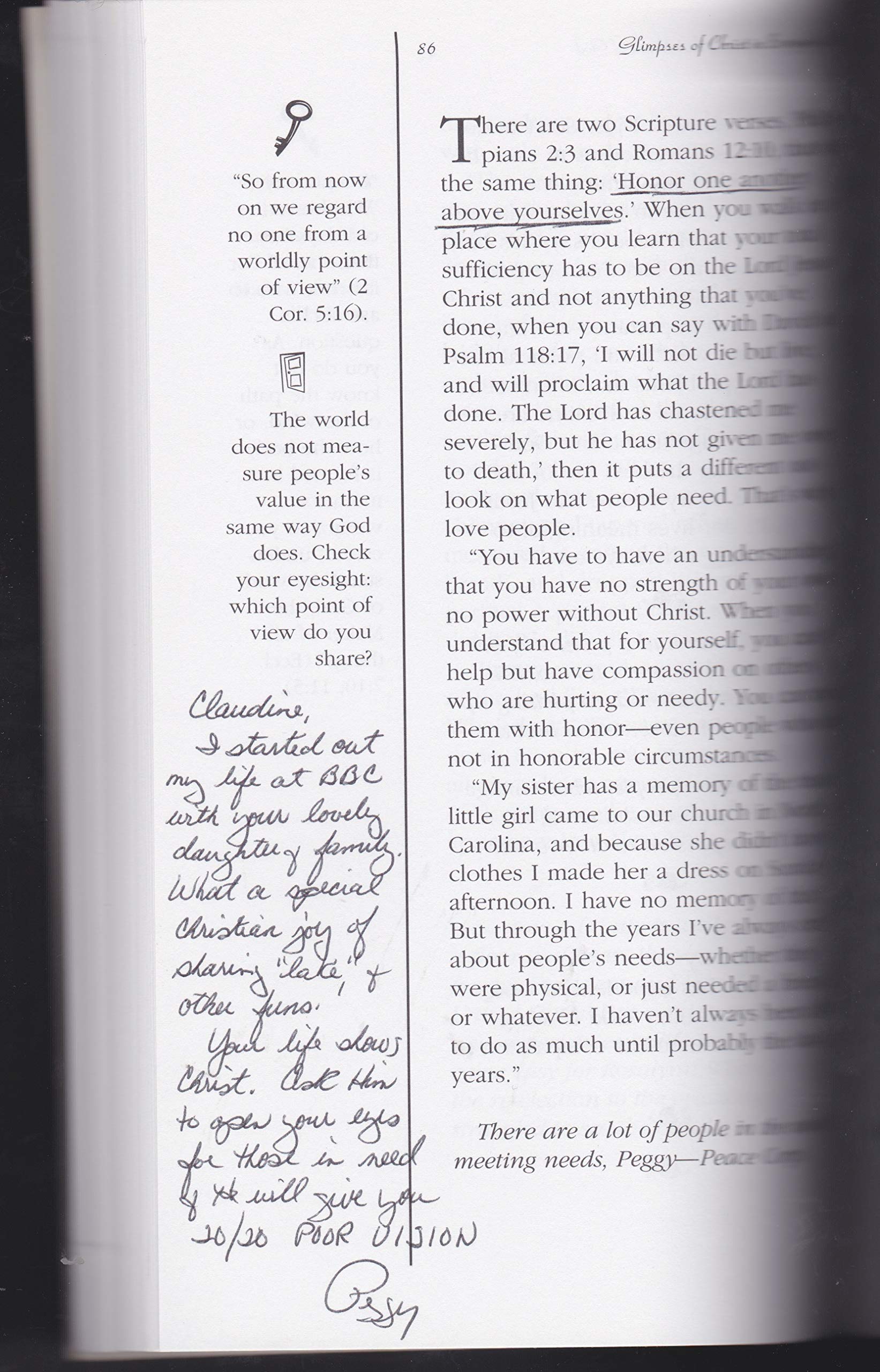 Glimpses of Christ in Everyday Lives,Used
