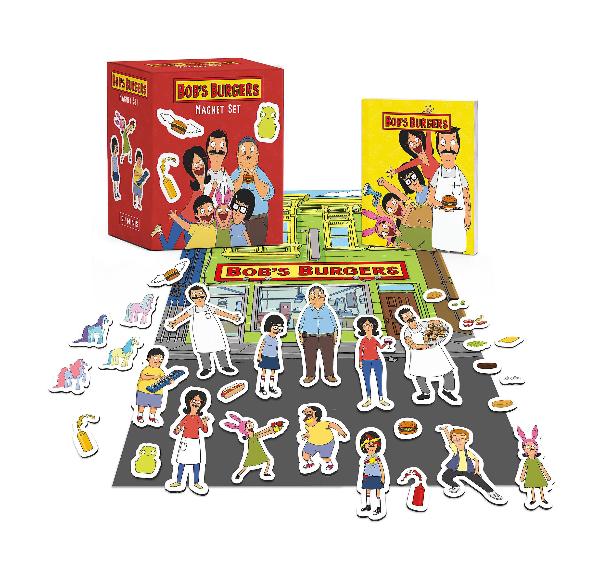 Bob'S Burgers Magnet Set (Rp Minis),New