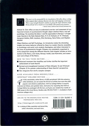 Object Relations And Self Psychology: An Introduction-used