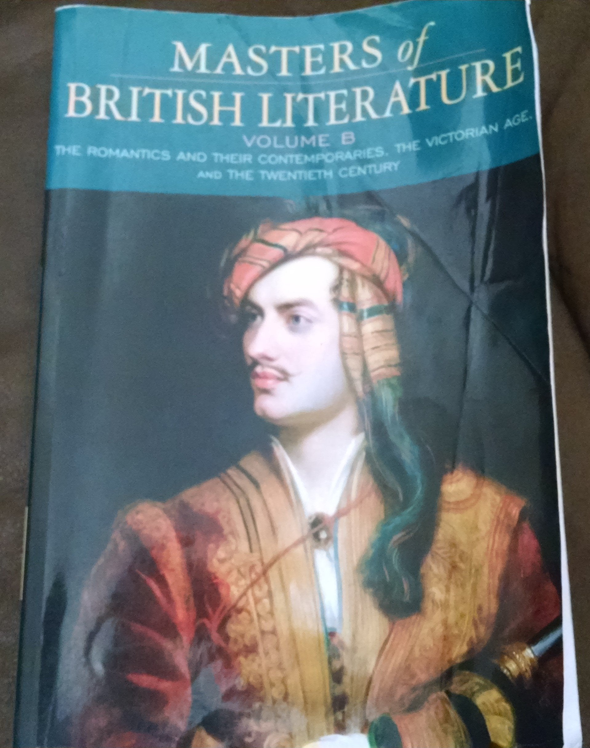 Masters of British Literature, Volume B,New