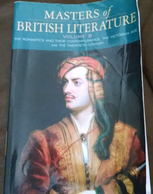 Masters of British Literature, Volume B,New