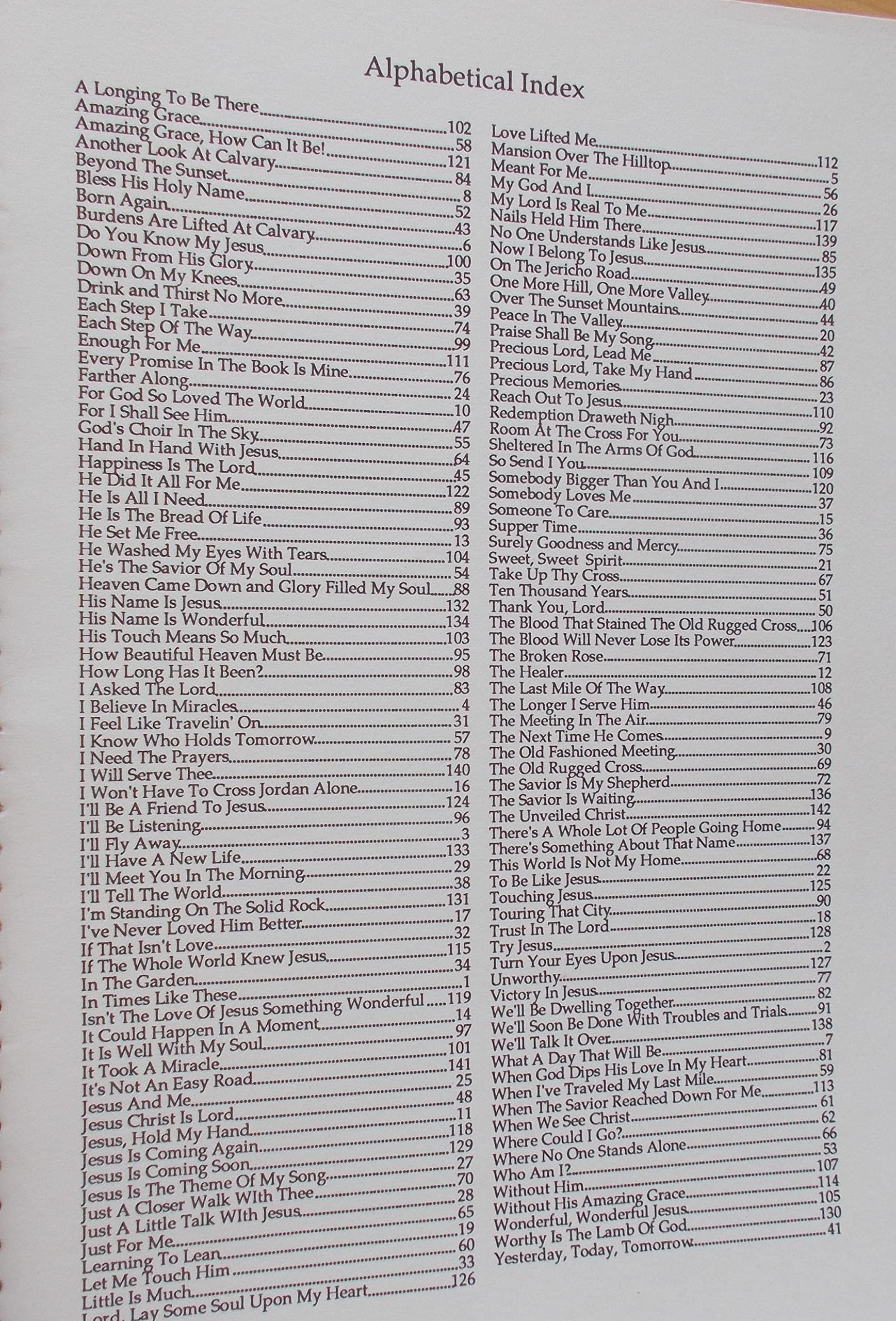 Best of Gospel Hymnal,Used