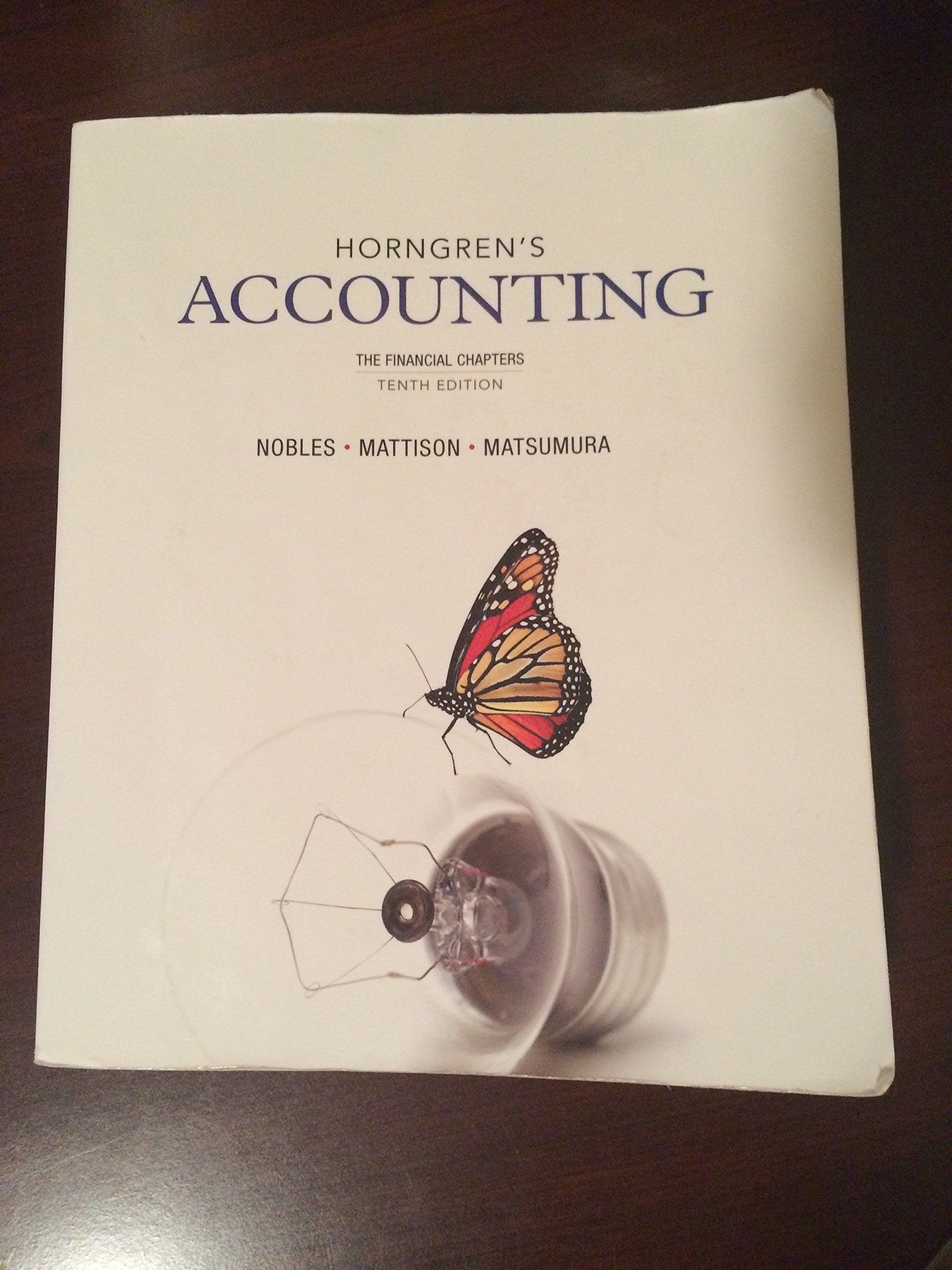 Horngren's Accounting, The Financial Chapters (10th Edition),New