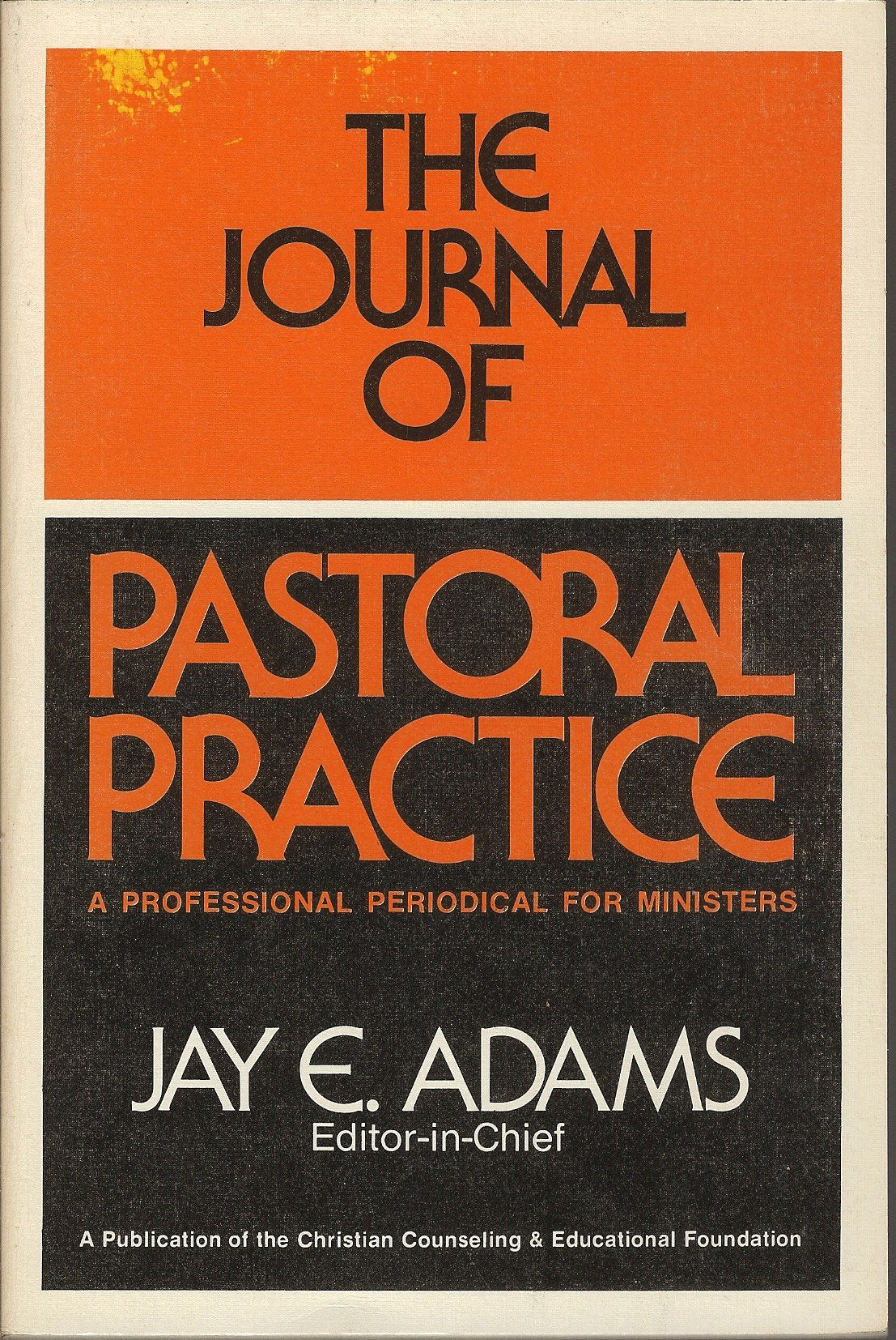 The Journal of Pastoral Practice,Used
